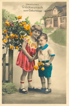 Nostalgic birthday card