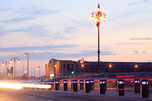 View of the road in the city of Trieste