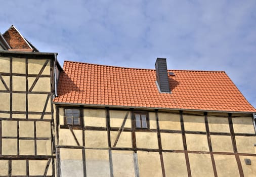 Half-timbered house in Zerbst