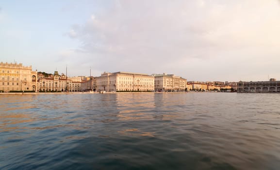 View of Piazza Unità d'Italia, Trieste - Italy