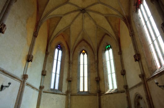 Windows of San Giovanni in Tuba church, San Giovanni di Duino - Italy