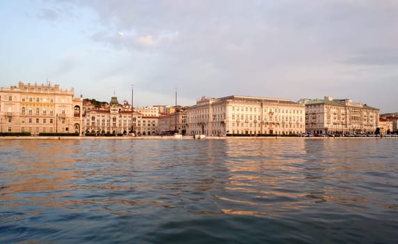 View of Piazza Unità d'Italia, Trieste - Italy