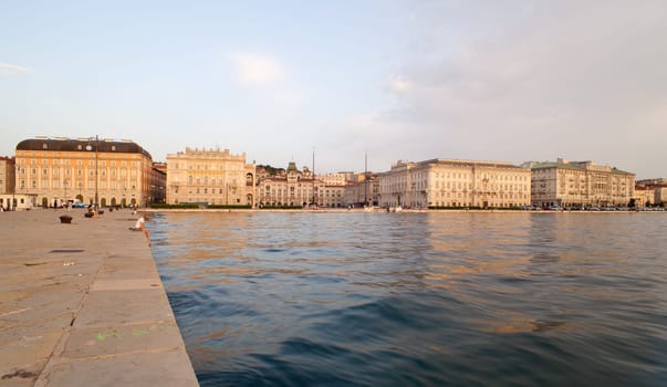 View of Piazza Unità d'Italia, Trieste - Italy