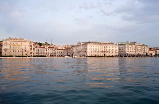 View of Piazza Unità d'Italia, Trieste - Italy