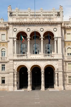 View of Government House in Trieste - Italy