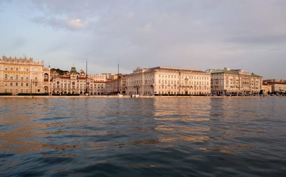 View of Piazza Unità d'Italia, Trieste - Italy
