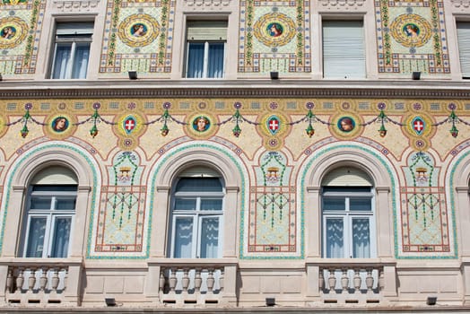 View of Government House in Trieste - Italy