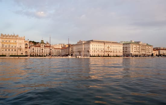 View of Piazza Unità d'Italia, Trieste - Italy