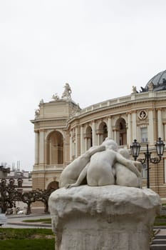 View of Opera and ballet house in Odessa, Ukraine