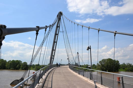 Bridge over the Elbe in Magdeburg