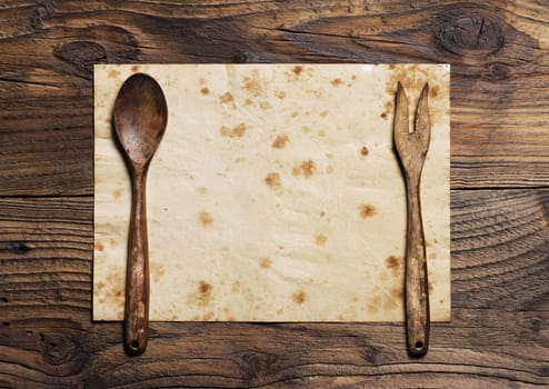 Old Paper Place Setting, old style