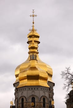 View of Pechersk Lavra monastery in Kiev, Ukraine