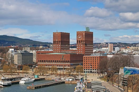 Rathaus Oslo Norwegen / City Hall Oslo Norway