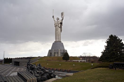 Monument of the Motherland in Kiev - Ukraine
