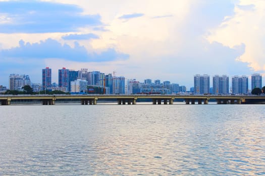 The high-rise buildings in china