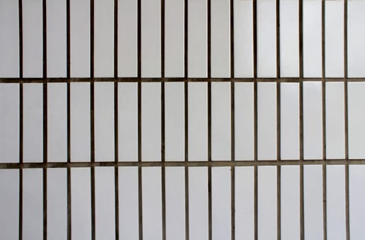 A white brick wall