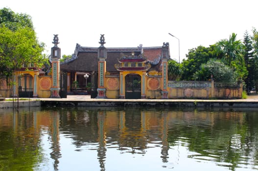temple in rural Vietnam, where the worship of village
