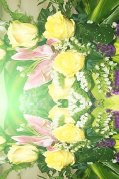 Summer flower background.