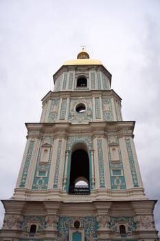 Bell tower of Saint Sophia Cathedral in Kiev, Ukraine