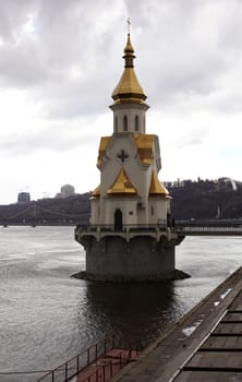 Chapel on the River Dnieper, Kiev - Ukraine