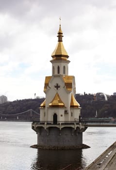 Chapel on the River Dnieper, Kiev - Ukraine