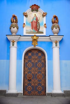 Door of St. Michael's cathedral in Kiev, Ukraine