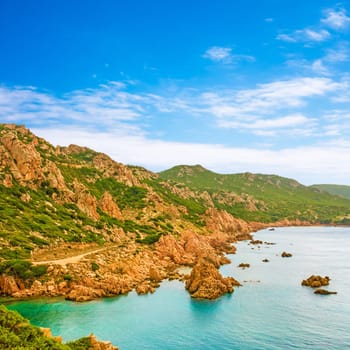 Costa Paradiso, rocky landscape - Island Sardinia, Italy