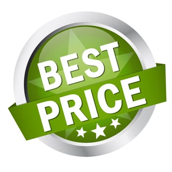 Button with banner " BEST PRICE """