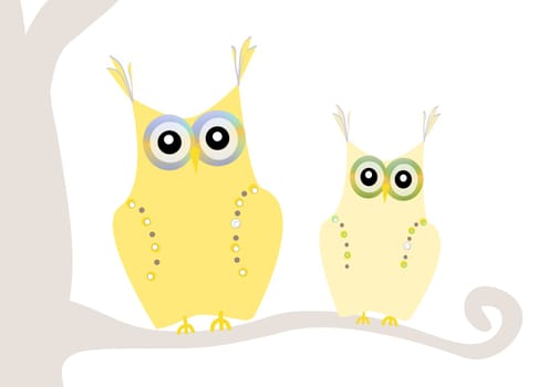 two owls