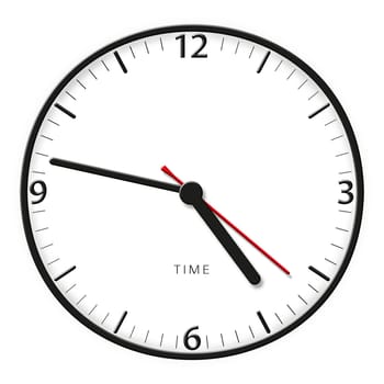 A classic station clock to use for presentations - Klassische Bahnhofsuhr mit bestimmter Uhrzeit