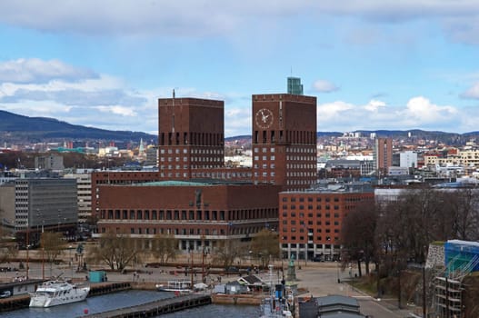 Rathaus Oslo Norwegen / City Hall Oslo Norway