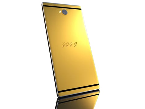 Gold cell phone for adv or others purpose use