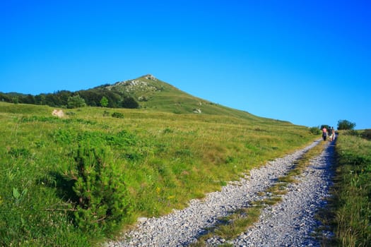 View of the Nanos mountain - Slovenia