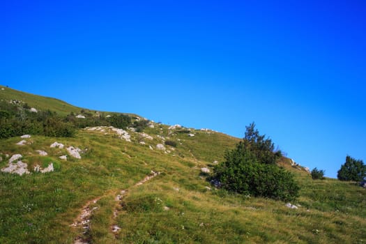 View of the Nanos mountain - Slovenia