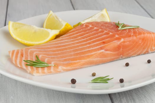 Tender salmon fillet