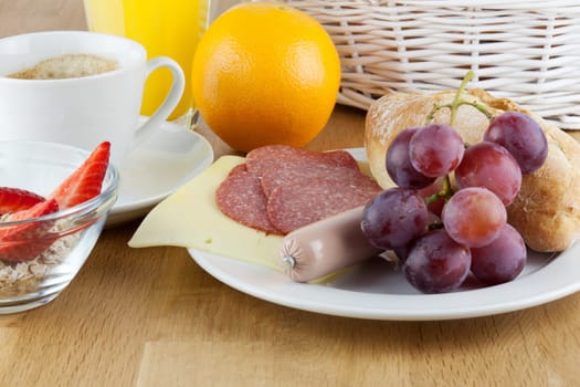 Hearty breakfast