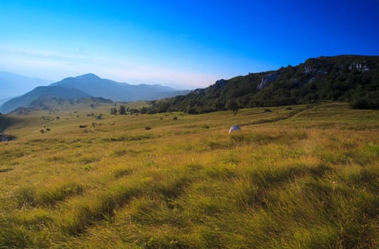 View of the Nanos mountain - Slovenia