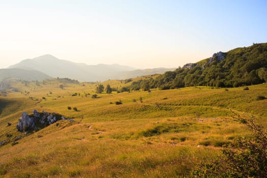 View of the Nanos mountain - Slovenia