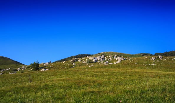 View of the Nanos mountain - Slovenia