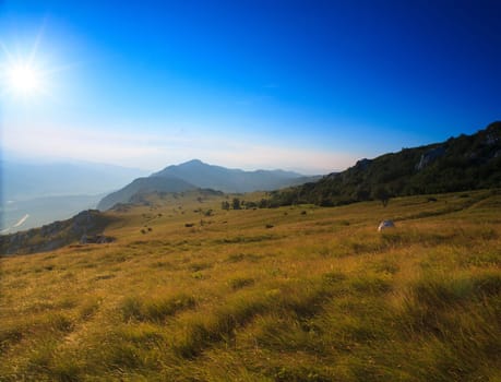 View of the Nanos mountain - Slovenia