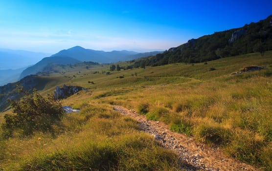 View of the Nanos mountain - Slovenia