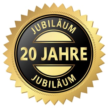 Anniversary Button - 20 years