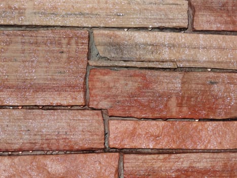 Background of a wet stone wall