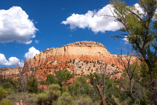 Colorful landscape and scenery in New Mexico near Ghost Ranch