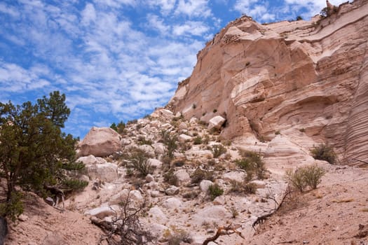 Amazing rock formation in New Mexico's desert