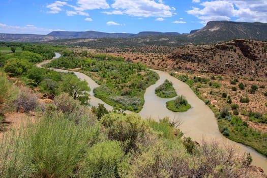 A river flows through New Mexico near Abiquiu