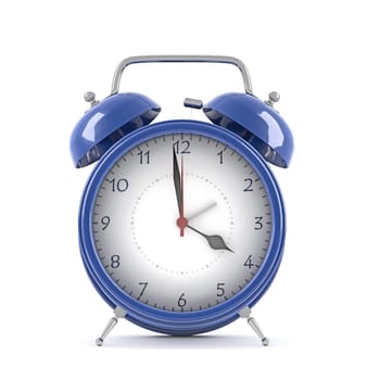 Alarm clock isolated on white background