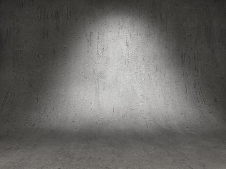 Concrete wall and floor background