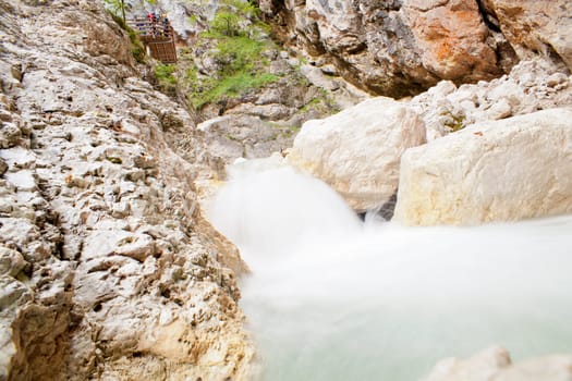 river, Soca river, Slovenian, Julian Alps, nature, slovenja, Fisherman