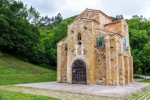 Church preRomanesque of San Miguel de Lillo (IX century) in Oviedo Asturias, Spain, UNESCO